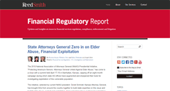 Desktop Screenshot of financialregulatoryreport.com