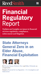 Mobile Screenshot of financialregulatoryreport.com