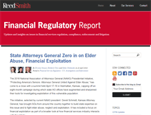 Tablet Screenshot of financialregulatoryreport.com